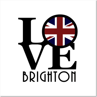 LOVE Brighton England Posters and Art